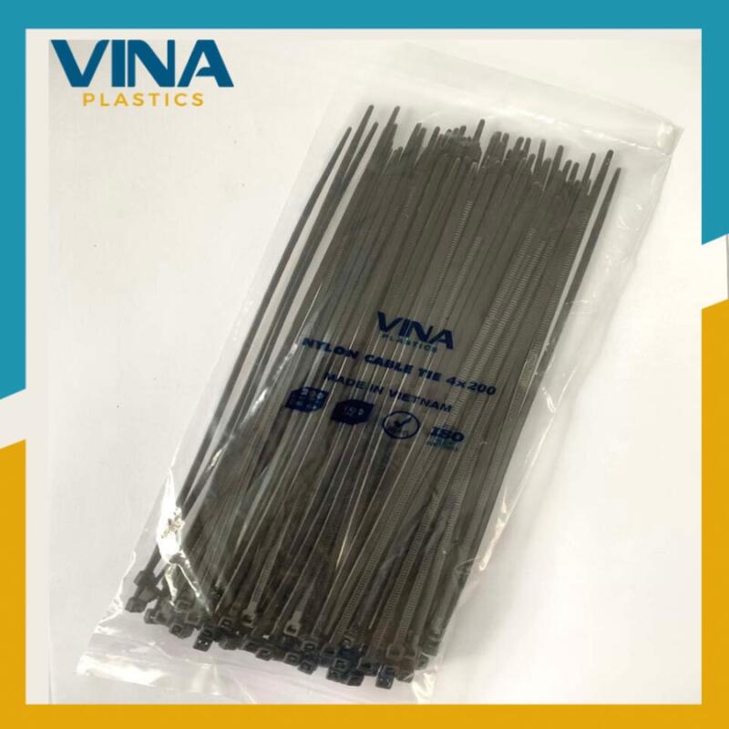 Dây rút nhựa 200mm (4x200) - GIA CÔNG NHỰA