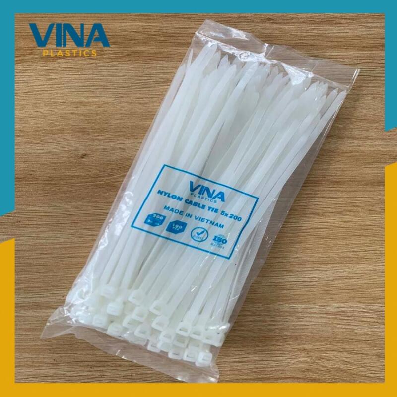 Dây rút nhựa 200mm (5x200 BL) - CÔNG TY CP SX TM NHỰA VIỆT NAM