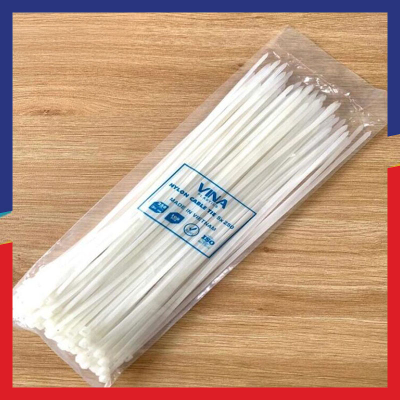 Dây rút nhựa 250mm (5x250) - GIA CÔNG NHỰA