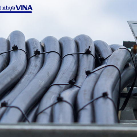 Dây rút nhựa VINA PA66 đen chịu tải và chống tia UV trong thi công